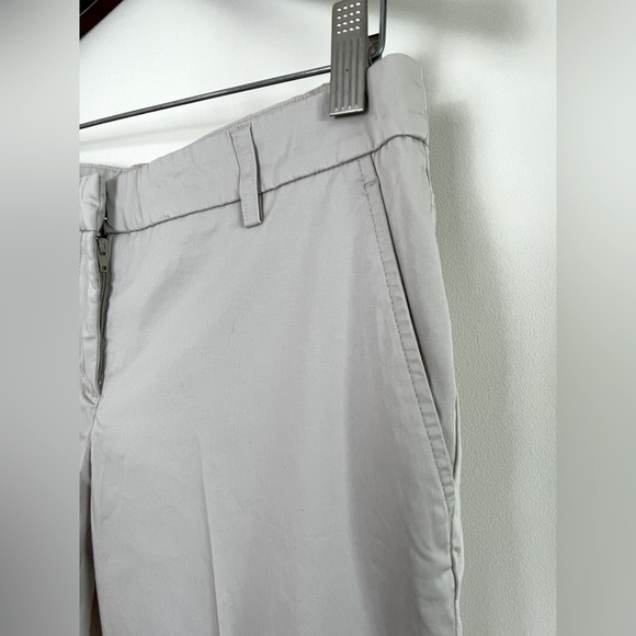 Willi Smith Khaki Cotton Crop Pants. Size 6 - Picture 2 of 5